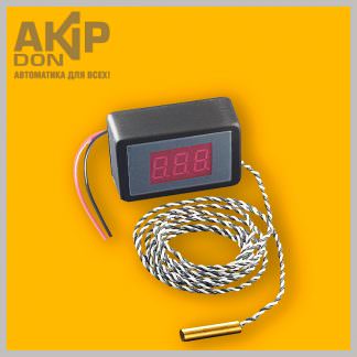 Термометр корпусной T-036-3D-a-r, на плоскость, красный
