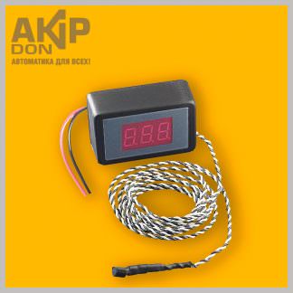 Термометр корпусной T-036-DS-a-r, на плоскость, красный