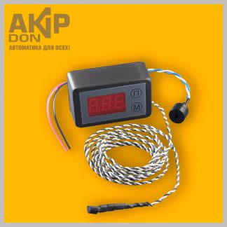 Термометр-сигнализатор корпусной TС-036-DS-a-r, на плоскость, красный